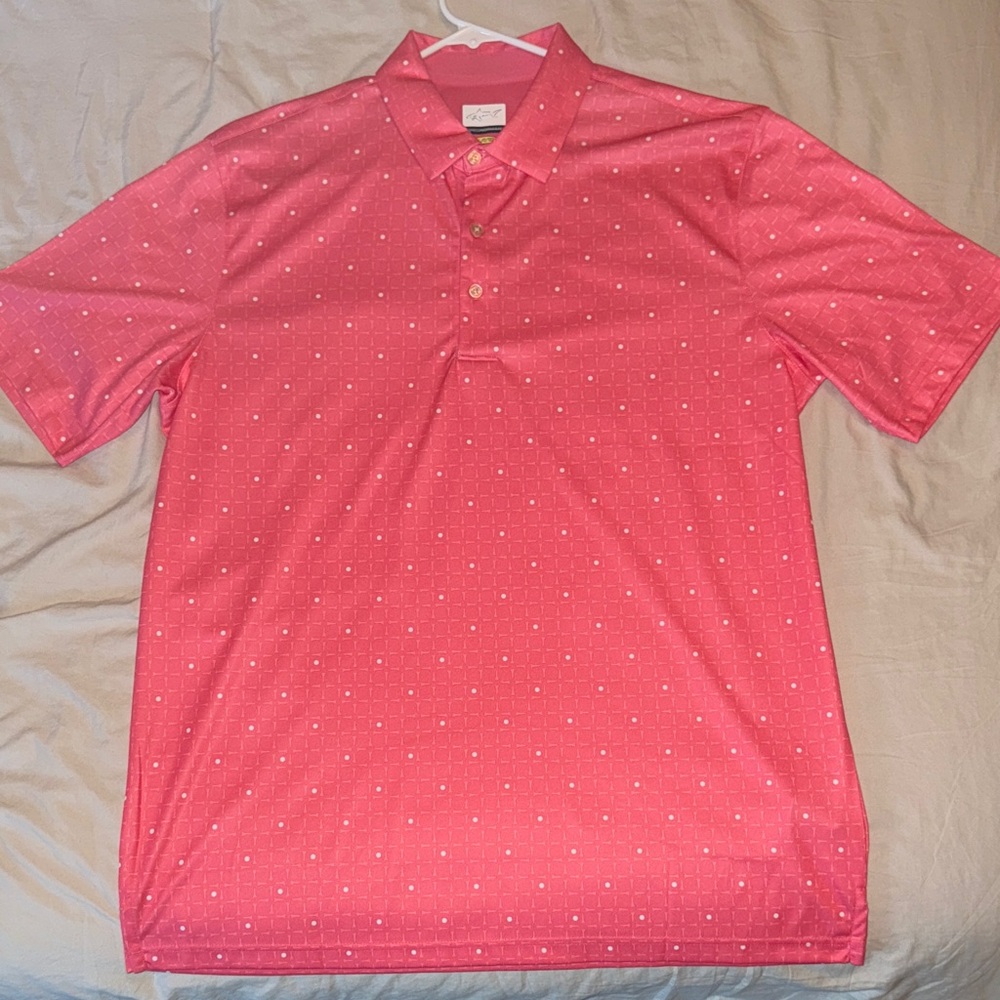 Greg Norman Collection Pink Polo Shirt